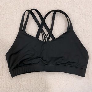 Strappy sports bra
